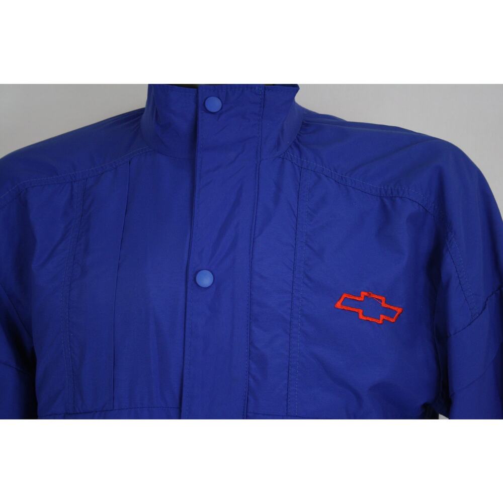 Vintage 90s Toyota American Made Blue Lined Windbreaker Jacket Mens M USA - Picture 3 of 7